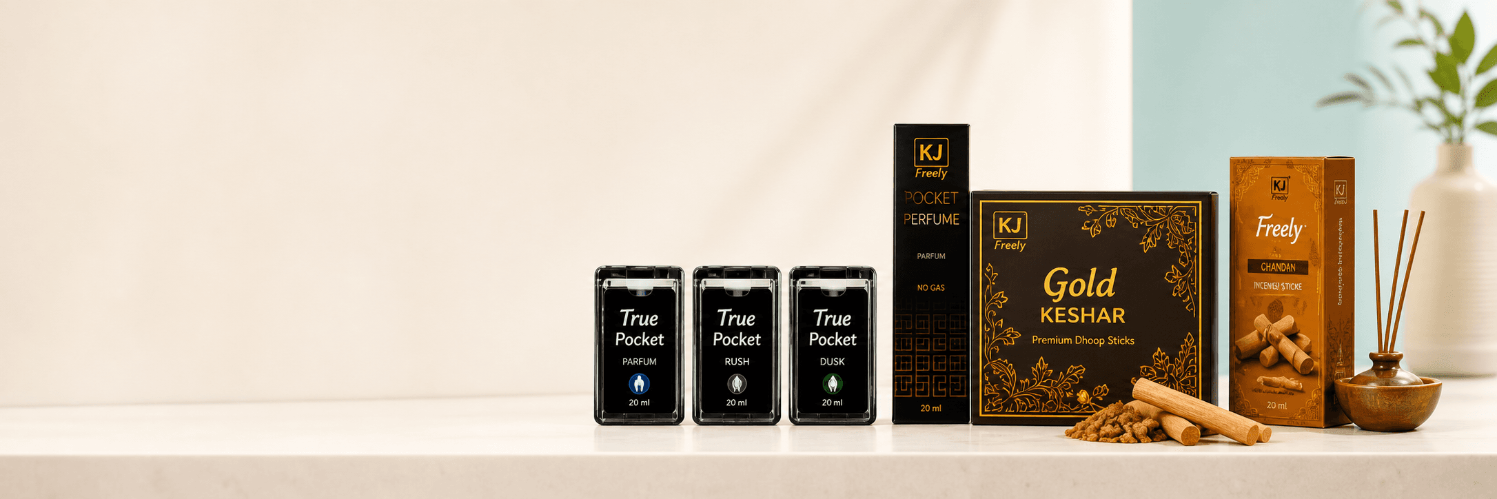 KJ Freely featured product range